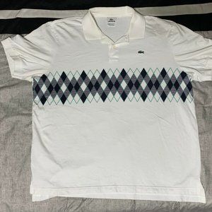 Lacoste Men's Polo Shirt Size 7/2XL Crisp White